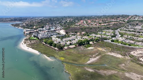 Wallpaper Mural Aerial of lagoon with wealthy villas on a clear day in Carlsbad, San Diego, California, USA Torontodigital.ca