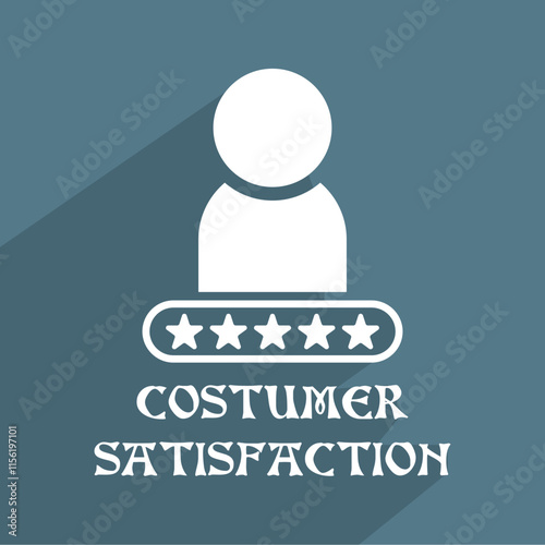 costumer satisfaction icon , award icon