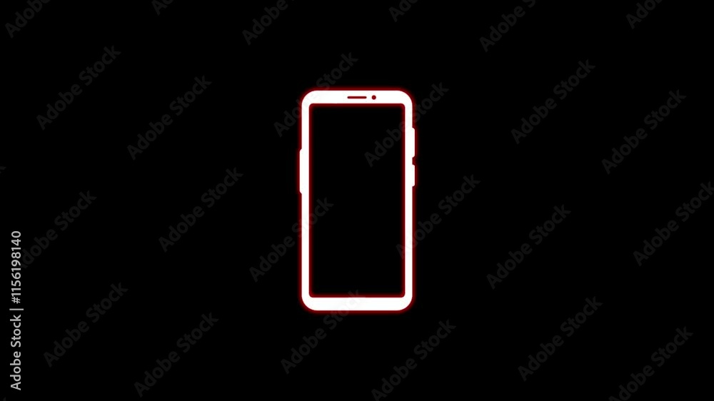 Turn you Smart phone rotate device screen, Phone flip sign, Phone Rotation animation concept. Animation of Please Rotate Your Phone to Landscape 90 Rotation for Better Experience