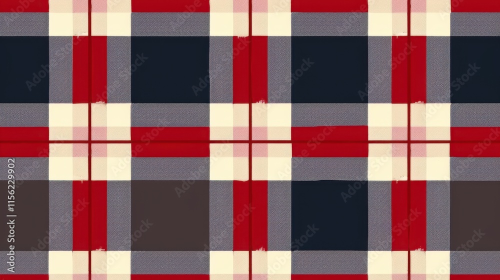 Classic Checkerboard Pattern with Retro Elements: Red, White and Seamless Plaid Vectors Classic Checkerboard Pattern with Retro Elements: Red, White and Seamless Plaid Vectors