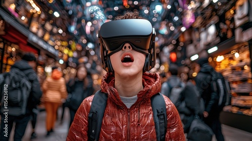 Young Boy Wearing Helmet and Backpack Enjoying Outdoor Adventure in Nature with Bright Sunshine Creating a Joyful and Playful Atmosphere of Discovery