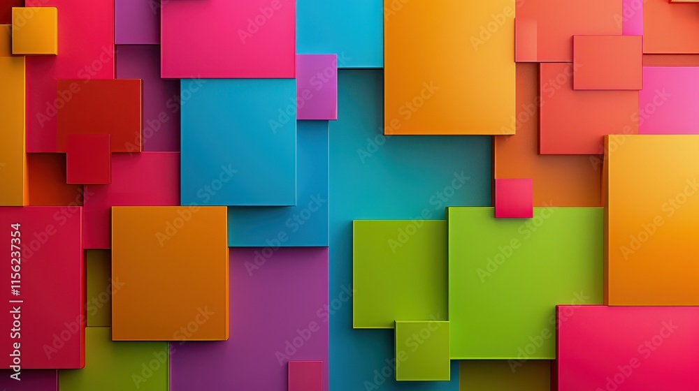 Abstract Colorful Geometric Pattern Abstract Colorful Geometric Pattern