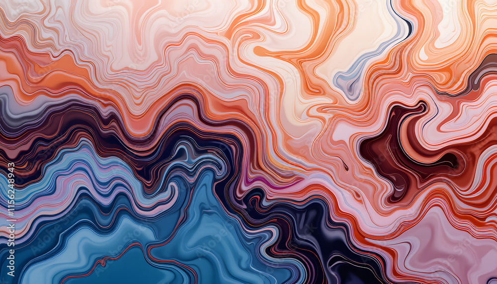Two tone abstract liquid pattern Two tone abstract liquid pattern