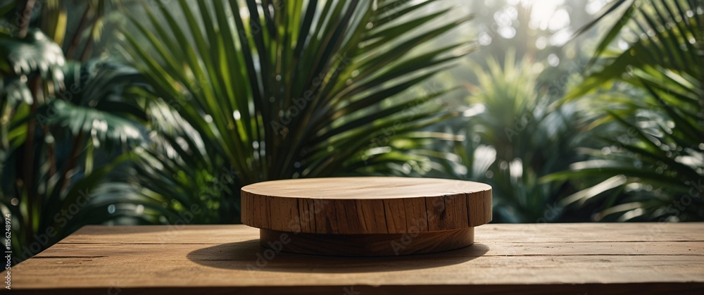 Tropical Wooden Display Stand Tropical Wooden Display Stand