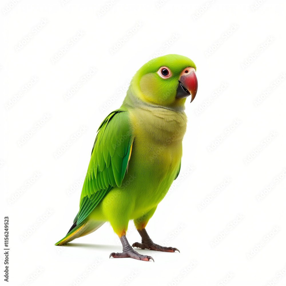 Beautiful parrot isolated on white background - bird generation - Beautiful parrot isolated on white background - bird generation -