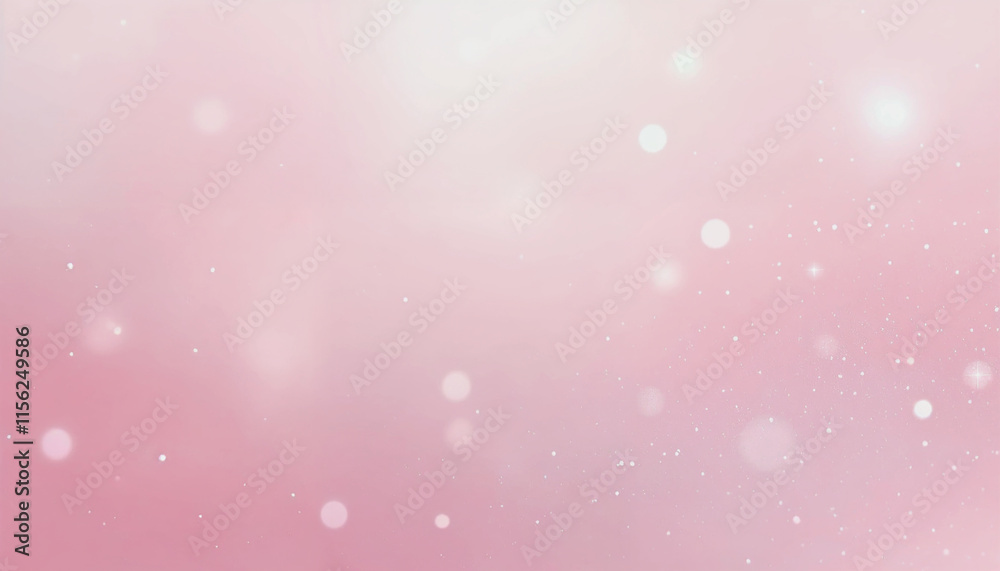 Delicate Pink Background with Sparkling Bokeh Delicate Pink Background with Sparkling Bokeh