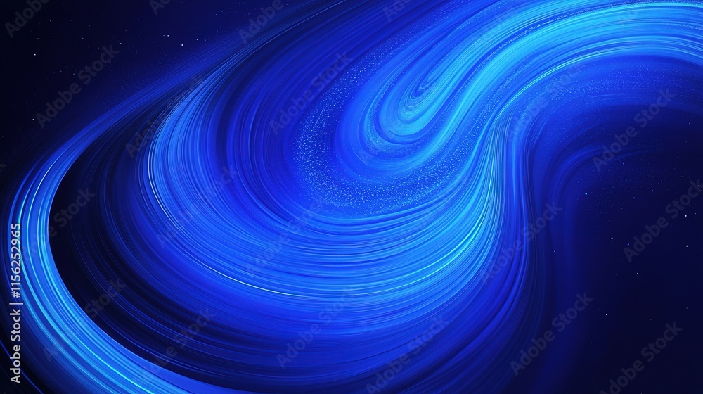 Fototapeta premium Modern Bright Blue Abstract Background with Hipster Vibes