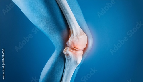 Emphasis on internal compression of the knee joint due to cruciate ligament injury