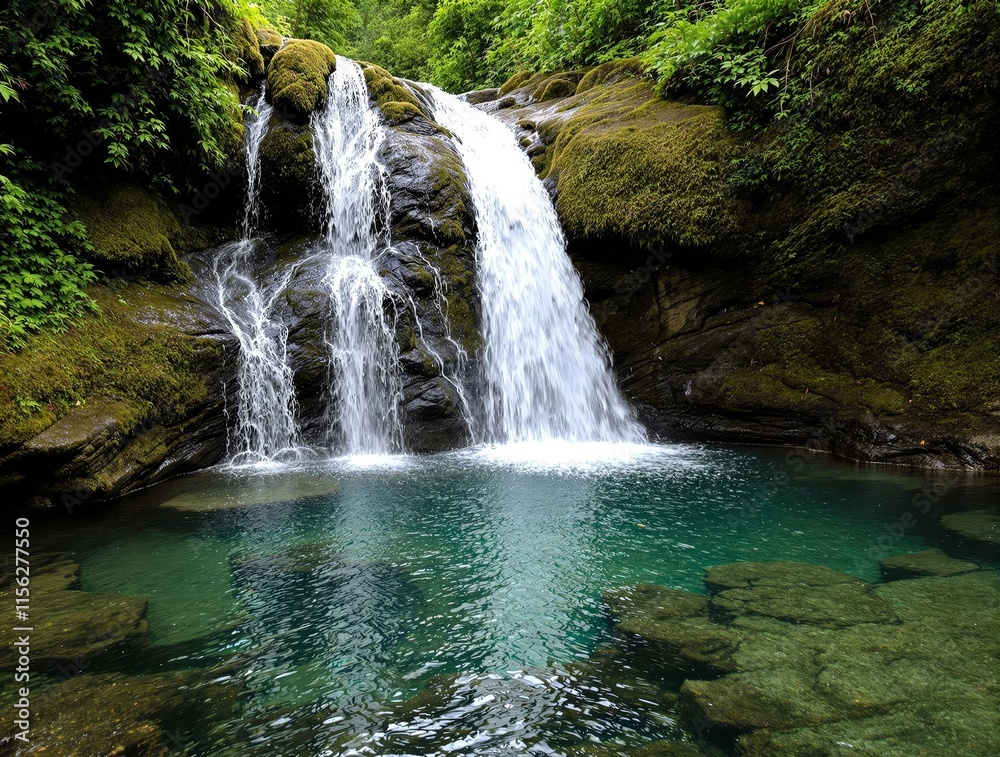 Obraz premium waterfall in the jungle