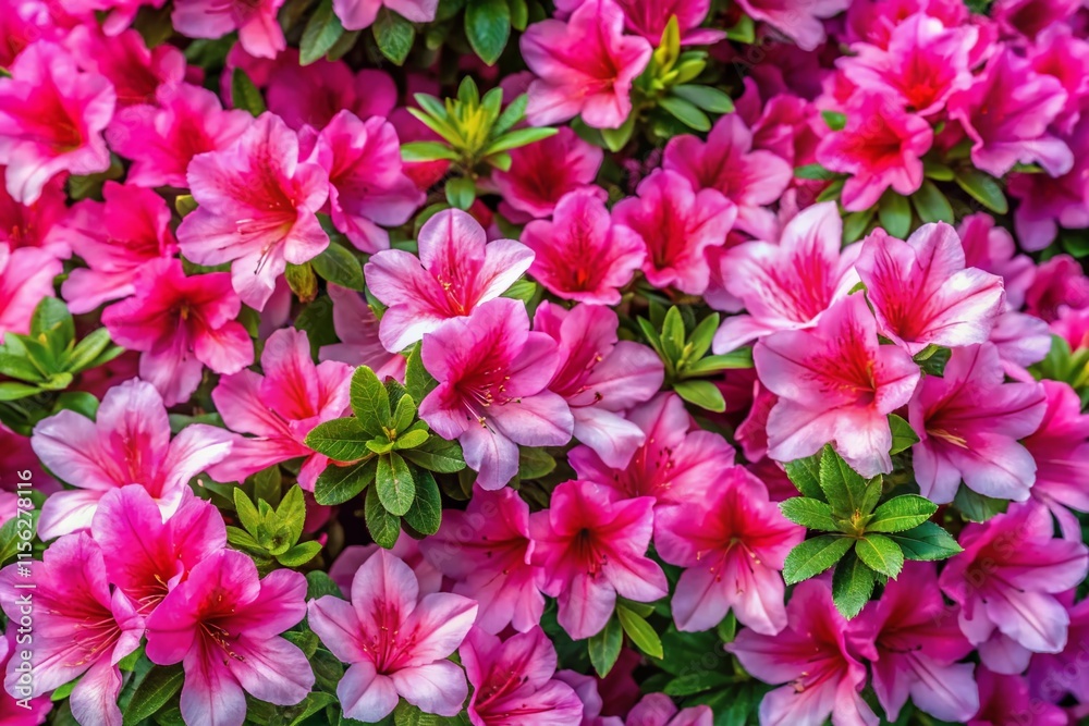 Drone Photography Azalea Flowers Watercolor Seamless Background AI Art Drone Photography Azalea Flowers Watercolor Seamless Background AI Art