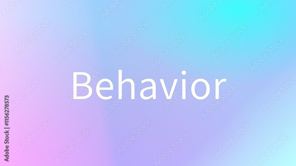 Behavior のグラデーション背景イラスト Behavior のグラデーション背景イラスト