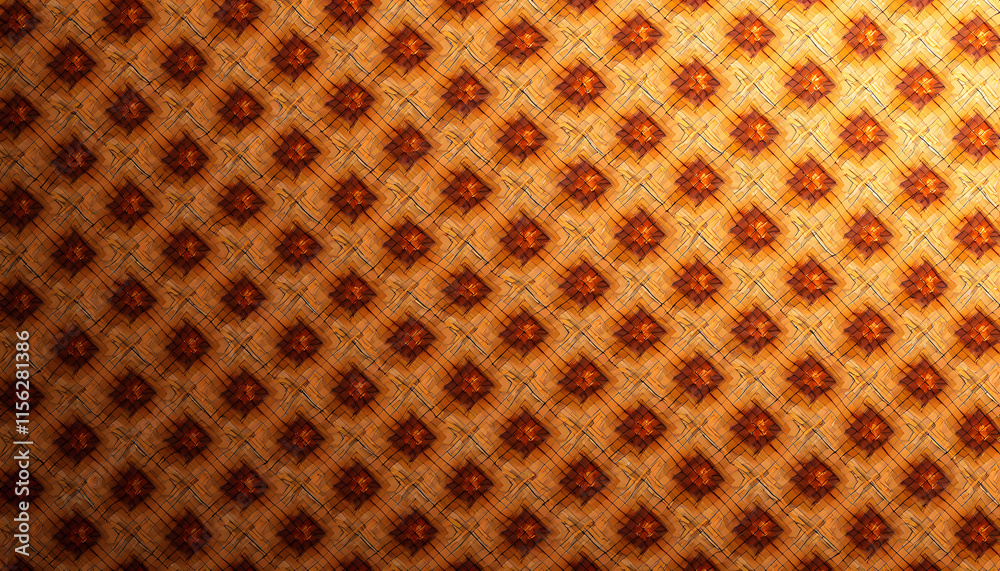 Geometric African Patterns with Terracotta and Ivory Geometric African Patterns with Terracotta and Ivory