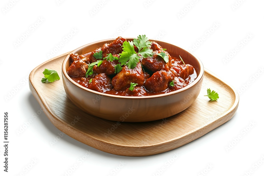 Beef ribs with carrots, onions and served in a rustic bowl on a wooden background Beef ribs with carrots, onions and served in a rustic bowl on a wooden background