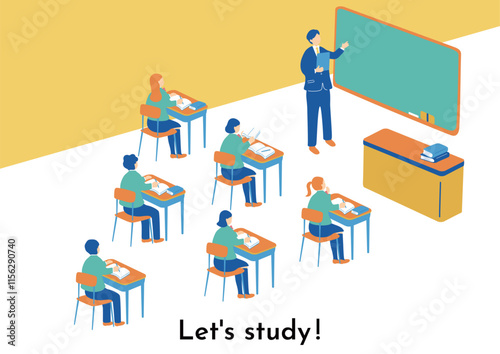 勉強する学生
