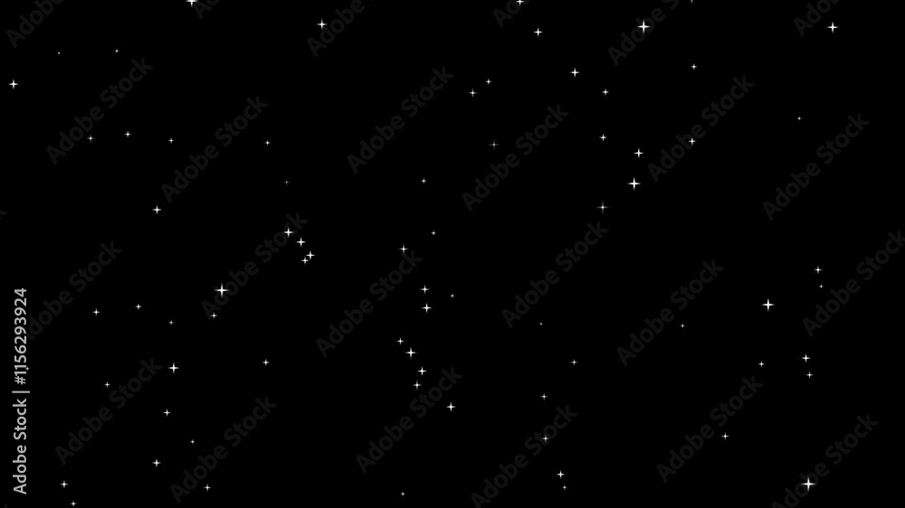 Looped glowing stars on black background, 4k abstract night sky with twinkling stars.
Night starry skies with twinkling or blinking stars motion background. Cosmic starry sky with twinkling stars.