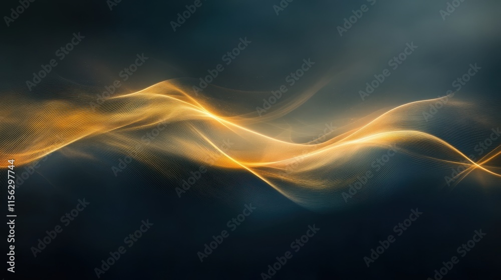 Abstract Golden Waves on Dark Background Elegant Luxury Texture for Design, Wallpaper, and Presentation Abstract Golden Waves on Dark Background Elegant Luxury Texture for Design, Wallpaper, and Presentation