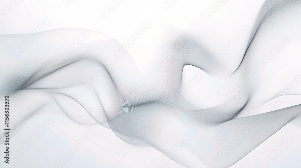 Obraz premium Abstract Grey Background with Dynamic Technology Elements