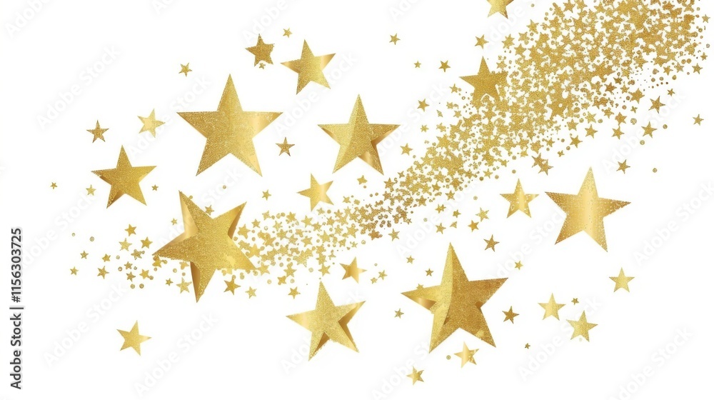 Abstract Shiny Gold Stars Design Elements with Golden Textures and Illustration Backdrop for Celebration Abstract Shiny Gold Stars Design Elements with Golden Textures and Illustration Backdrop for Celebration
