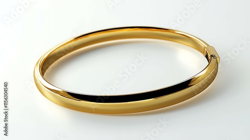 Wallpaper Mural Wedding gold ring isolated on white background with clipping path. Torontodigital.ca