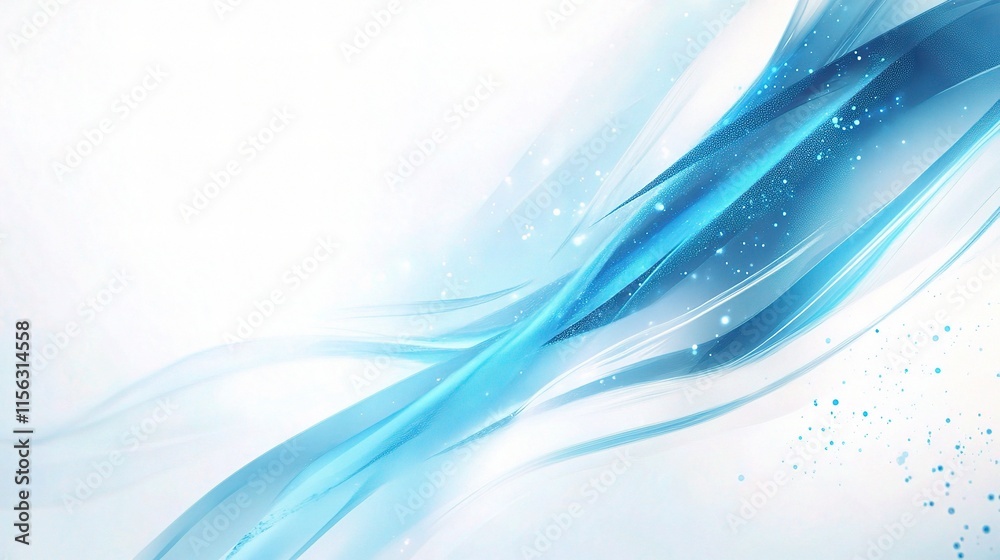 Naklejka premium Dynamic Abstract Blue and White Background for Creative Projects