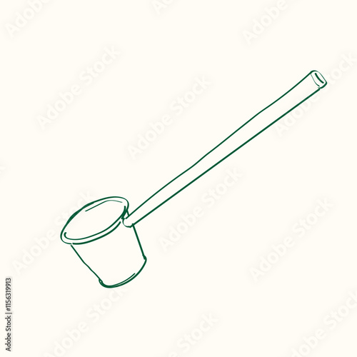 Nanyang Kopitiam Water Ladle Doodle.