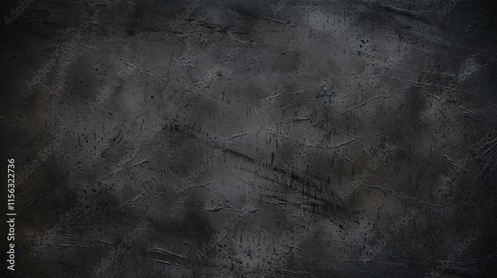 Detailed Close-Up of a Scratched Black Metal Surface with Unique Textural Features for Artistic and Design Projects Detailed Close-Up of a Scratched Black Metal Surface with Unique Textural Features for Artistic and Design Projects