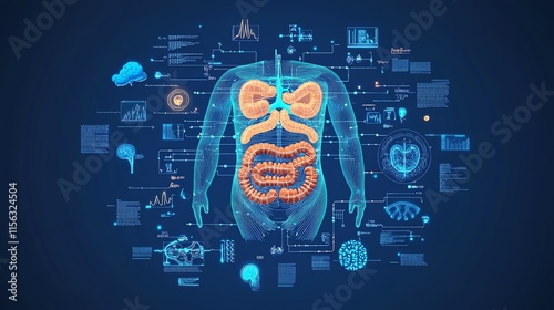 High-resolution infographic on Gastrointestinal System highlighting key points and best practices--ar 16:9
