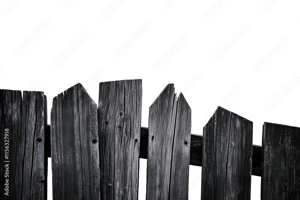 Obraz premium Broken fence