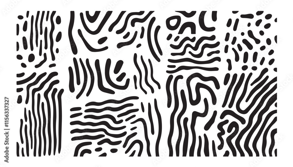 Minimalistic Abstract Line Patterns for Designers Minimalistic Abstract Line Patterns for Designers