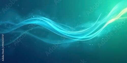 Abstract Particle Flow Wave - Dynamic Motion with Vibrant Colors and Modern Design for Digital Marketing photo