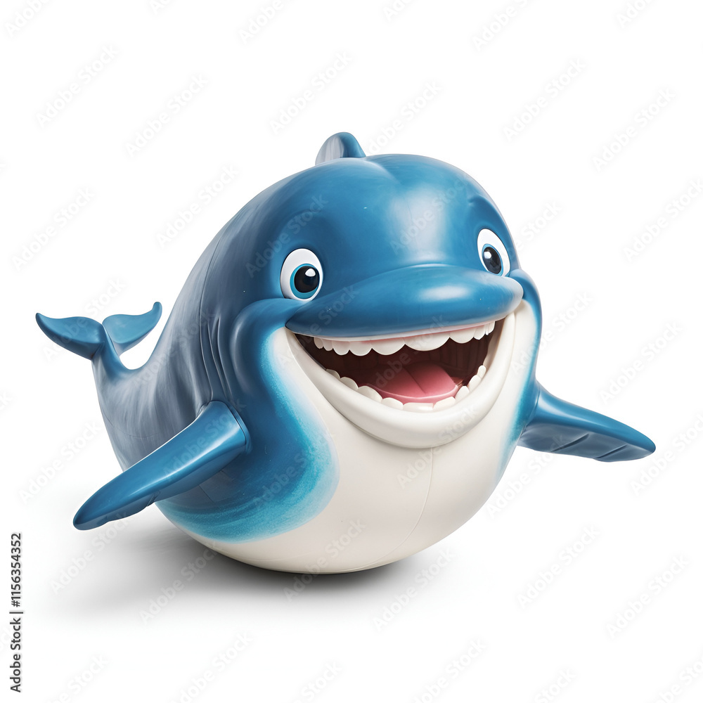 Naklejka premium blue shark