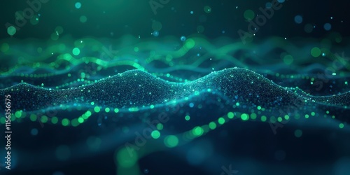 Particle Abstract Flow Wave Background - Dynamic Design for Business Use photo