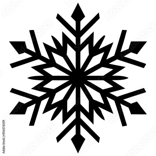 snow icon vector snowflake icon vector