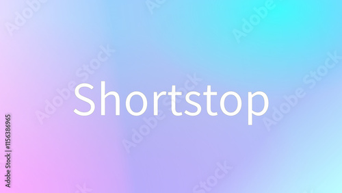 Shortstop のグラデーション背景イラスト