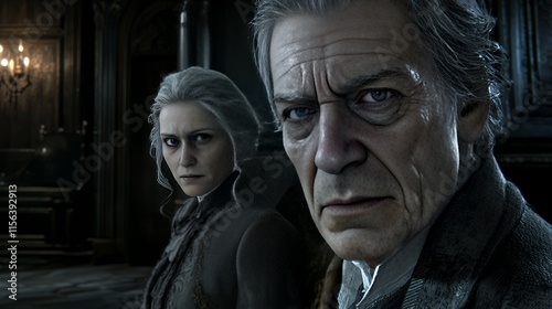 Wallpaper Mural Resident Evil Village: The Mysterious Couple Torontodigital.ca