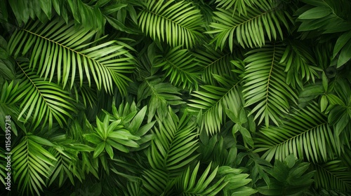 Lush Green Tree Foliage