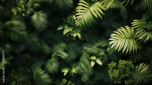 Lush Green Tree Foliage