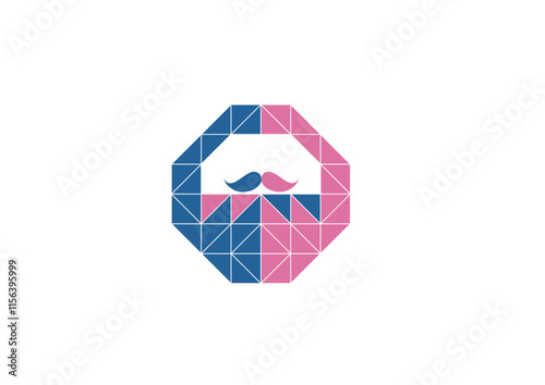 puzzle daruma triangle icon