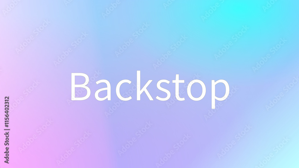Backstop のグラデーション背景イラスト