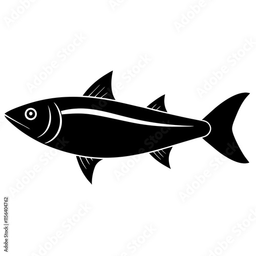 Herring silhouette vector