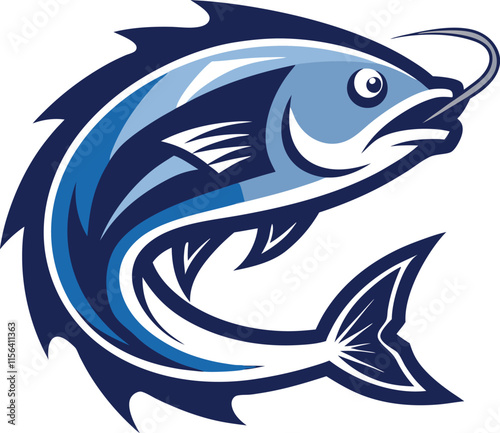 Iconic Fish Logo for Businesses photo