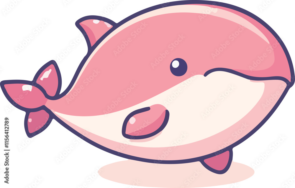 Cute whale cartoon Mascot style vector on white background Cute whale cartoon Mascot style vector on white background