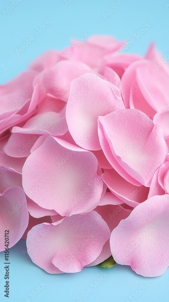 Fototapeta premium Soft Pink Rose Petals Romantic Delicate Flower Background