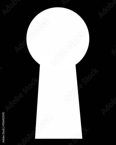 keyhole transparent keyhole black background 