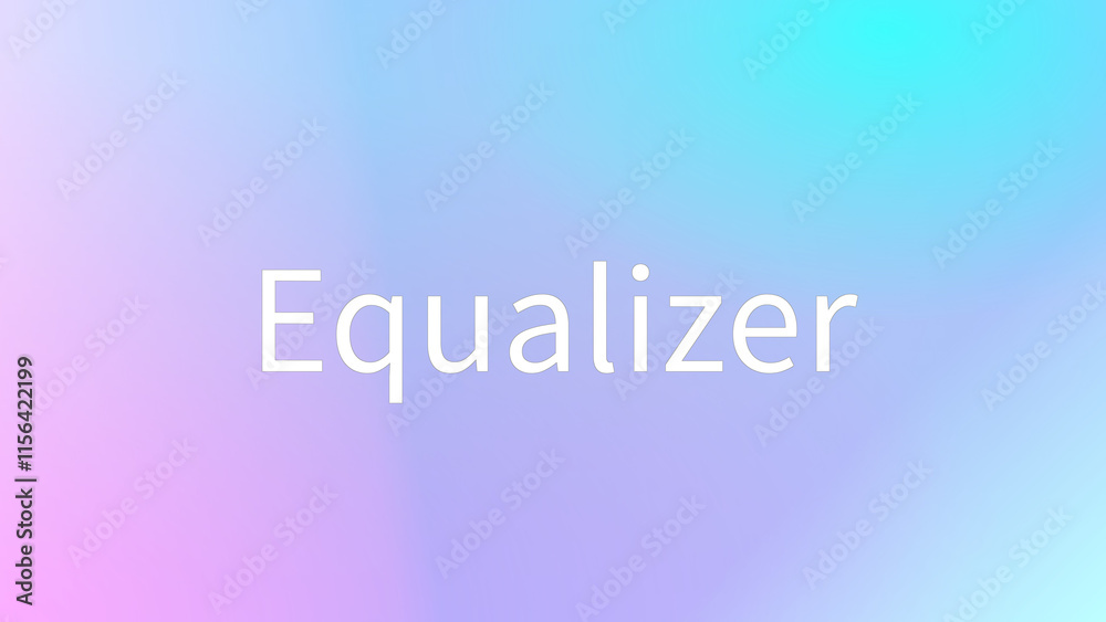 Equalizer のグラデーション背景イラスト Equalizer のグラデーション背景イラスト