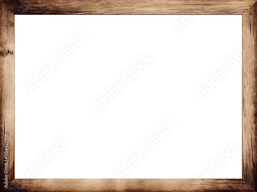 Obraz na płótnie rustic old vintage wooden frame w salonie