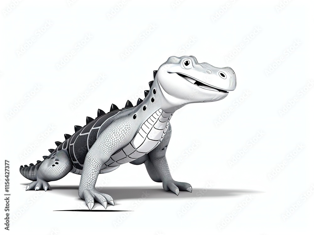 Fototapeta premium 3d illustration of tyrannosaurus rex dinosaur vector isolated on white background