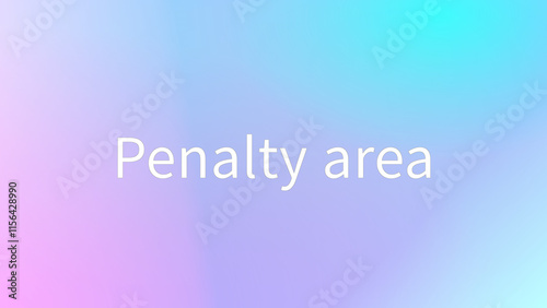 Penalty area のグラデーション背景イラスト