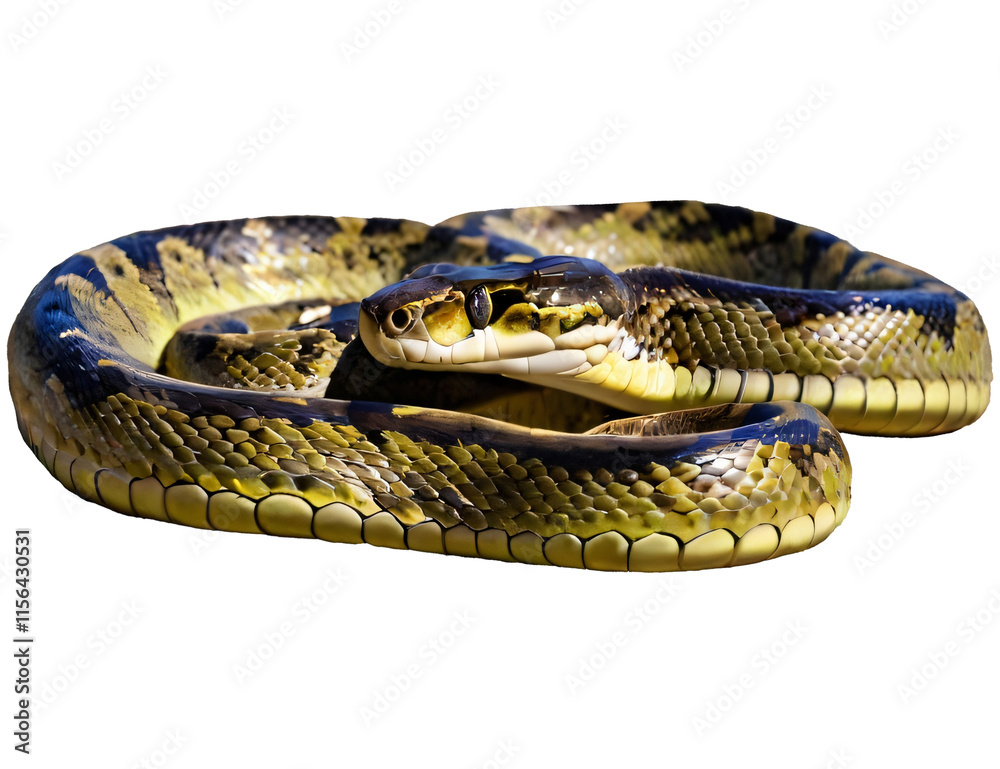 Obraz premium python isolated