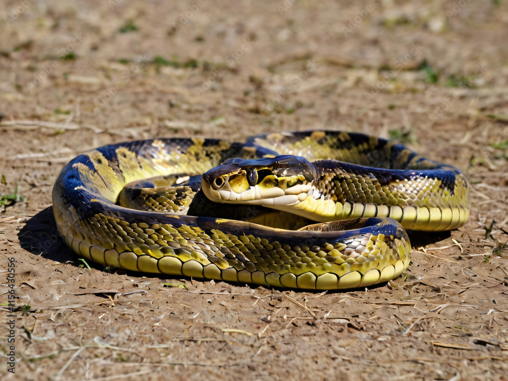 Obraz premium close up of a python
